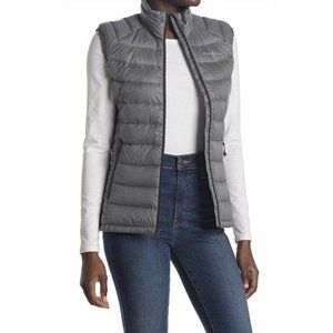 NWT Eddie Bauer DownLight Gray Puffer Vest - XS